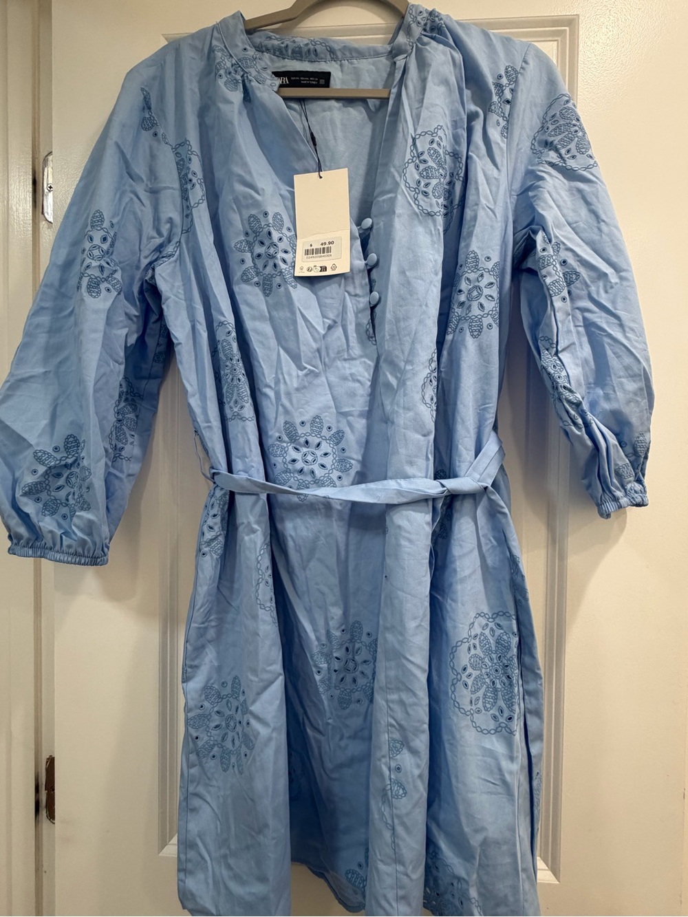 Zara Light Blue Dress